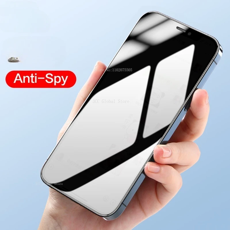 

2 шт. противошпионские Защитные пленки для iPhone 15 Pro Max 14 Plus 13 12 Mini 11 Pro, закаленное стекло для iPhone XR XS Max 7 8Plus, пленка
