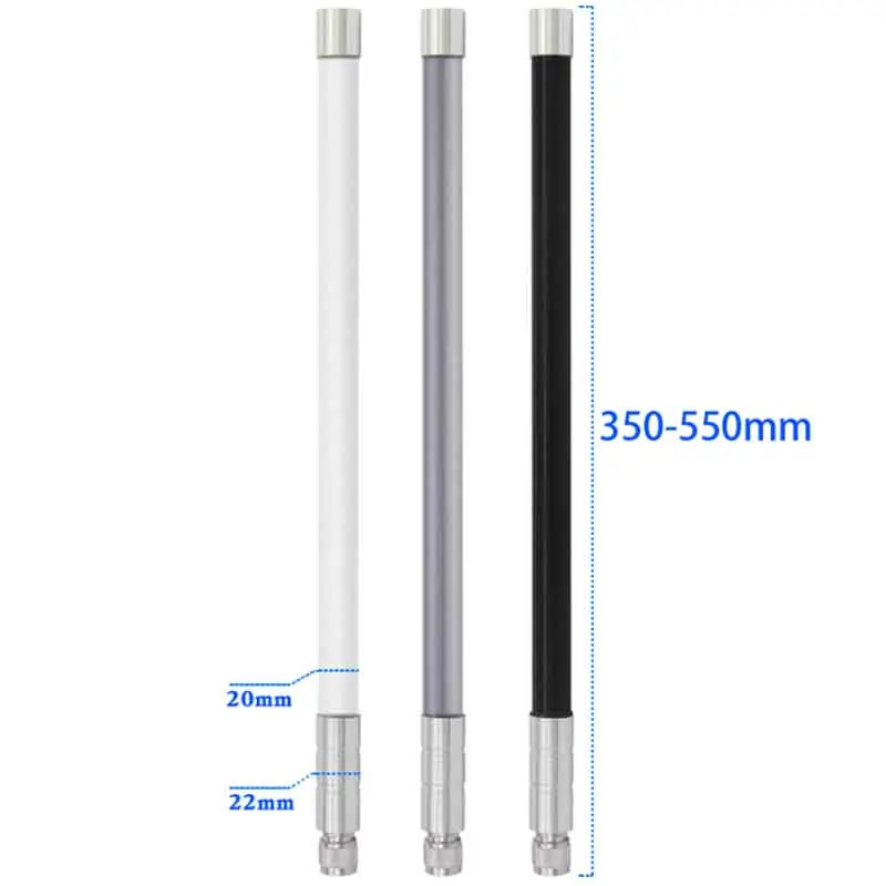 WIFI 2.4G 안테나 5.8G 2.4/5.8G 듀얼 밴드 무선 네트워크 카드 라우터 야외 방수 유리섬유 안테나 조인트 N 남성형