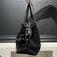 Sac à main ours en peluche pour femmes, bijoux en diamant à la mode, sac à bandoulière mignon de grande capacité, personnalisé, élégant et brillant 3