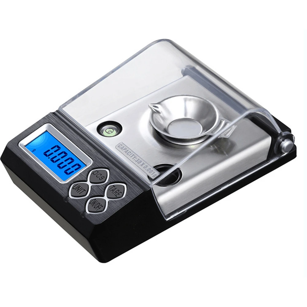 20g/50g 0.001g LCD Digital Jewelry Scales Precision Diamond Laboratory Weight Balance Medicinal Electronic Scale