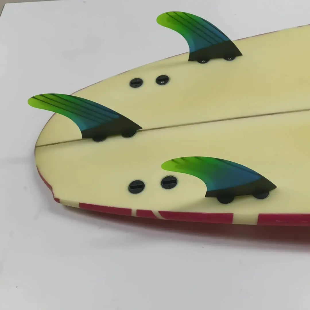 UPSURF FCS FIN M три плавника стекловолоконная доска для серфинга плавник градиент