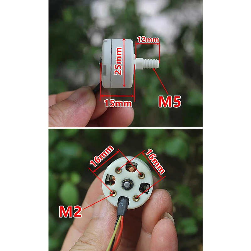 1880KV Unmanned Aerial Vehicle Motor CW CCW Teeth Mini 2515 25*15mm Brushless Motor BLDC Aircraft Model brushless motor