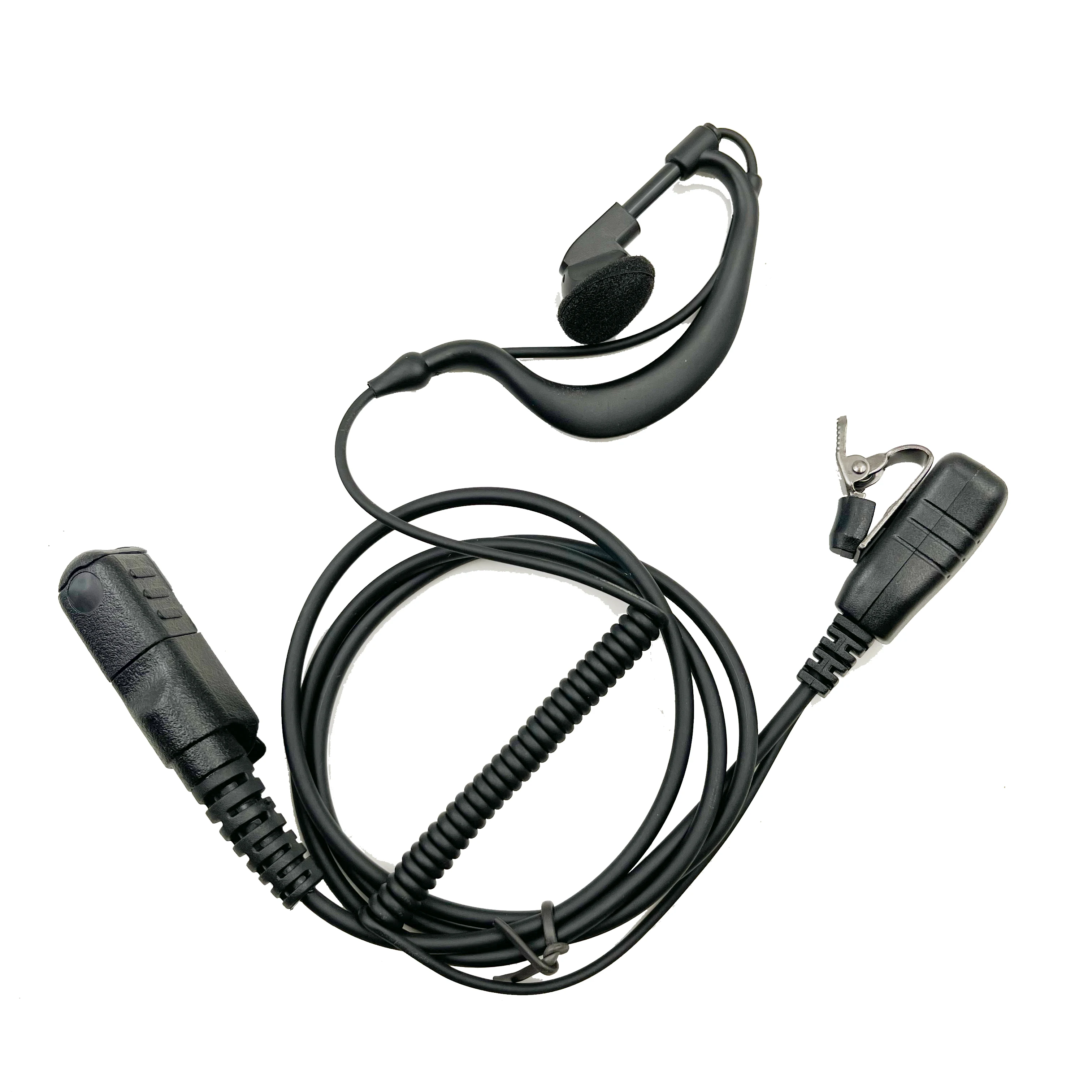 Xpr3500 Auricolare Auricolare Mic Ptt Per Motorola Xpr3000 Xpr3300 Xpr3300E Xpr3500E Mototrbo Walkie Talkie Radio A 2 Vie A Forma Di G