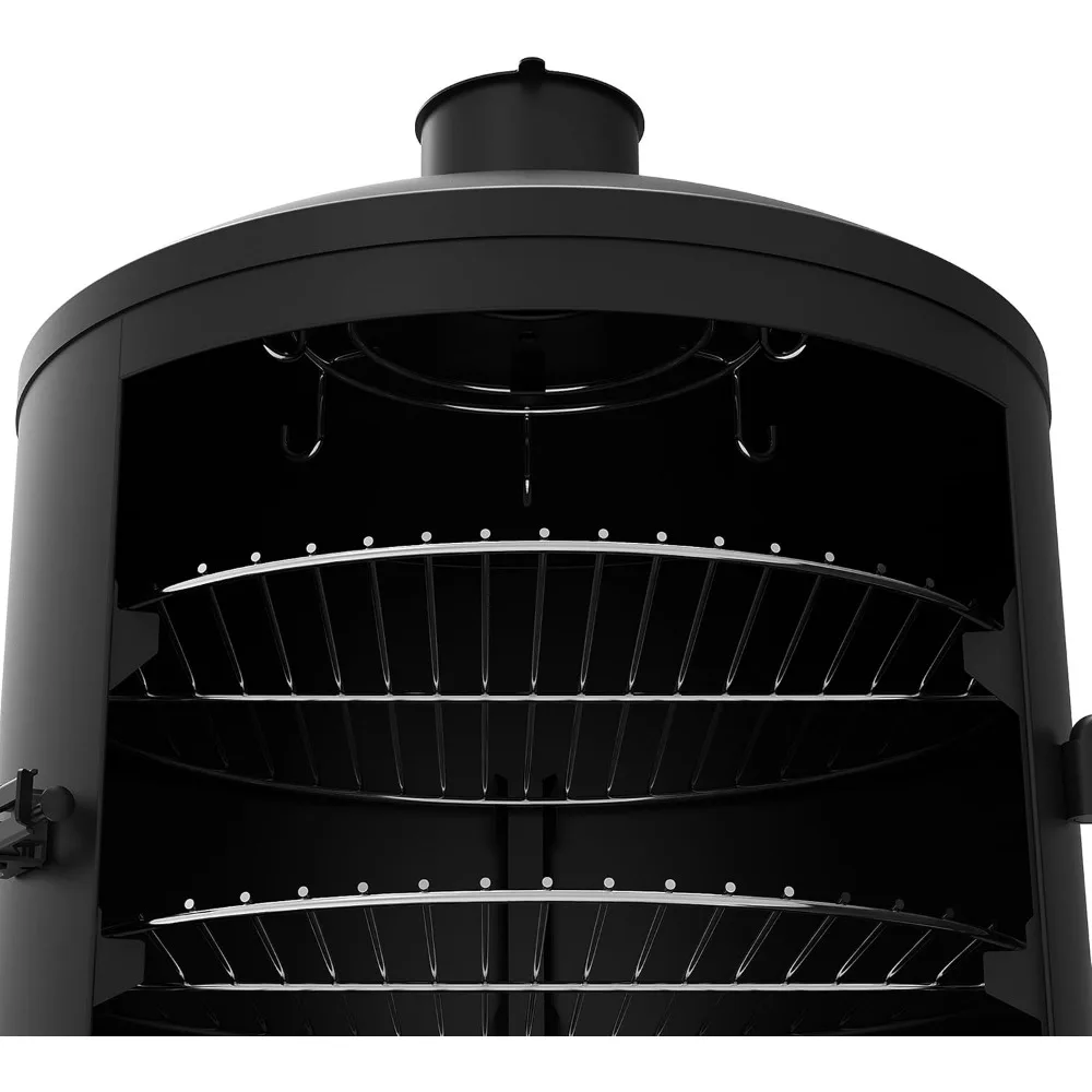 Heavy-Duty Vertical Offset Charcoal Smoker & Grill 6