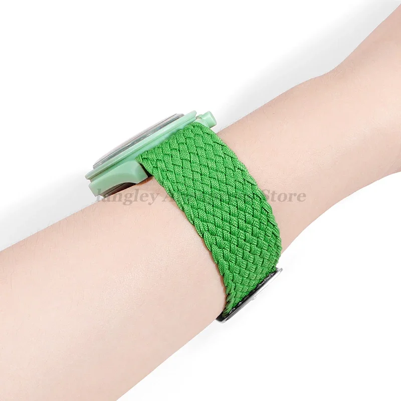 High-Quality Woven Nylon Fabric Watch Strap Replacement Wristband