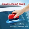 Car Glass Oil Film Remover Powerful Windshield Cleaner Car Glass Sponge Cleaning Brush Water Spots Stain Removal Auto Detailing 3