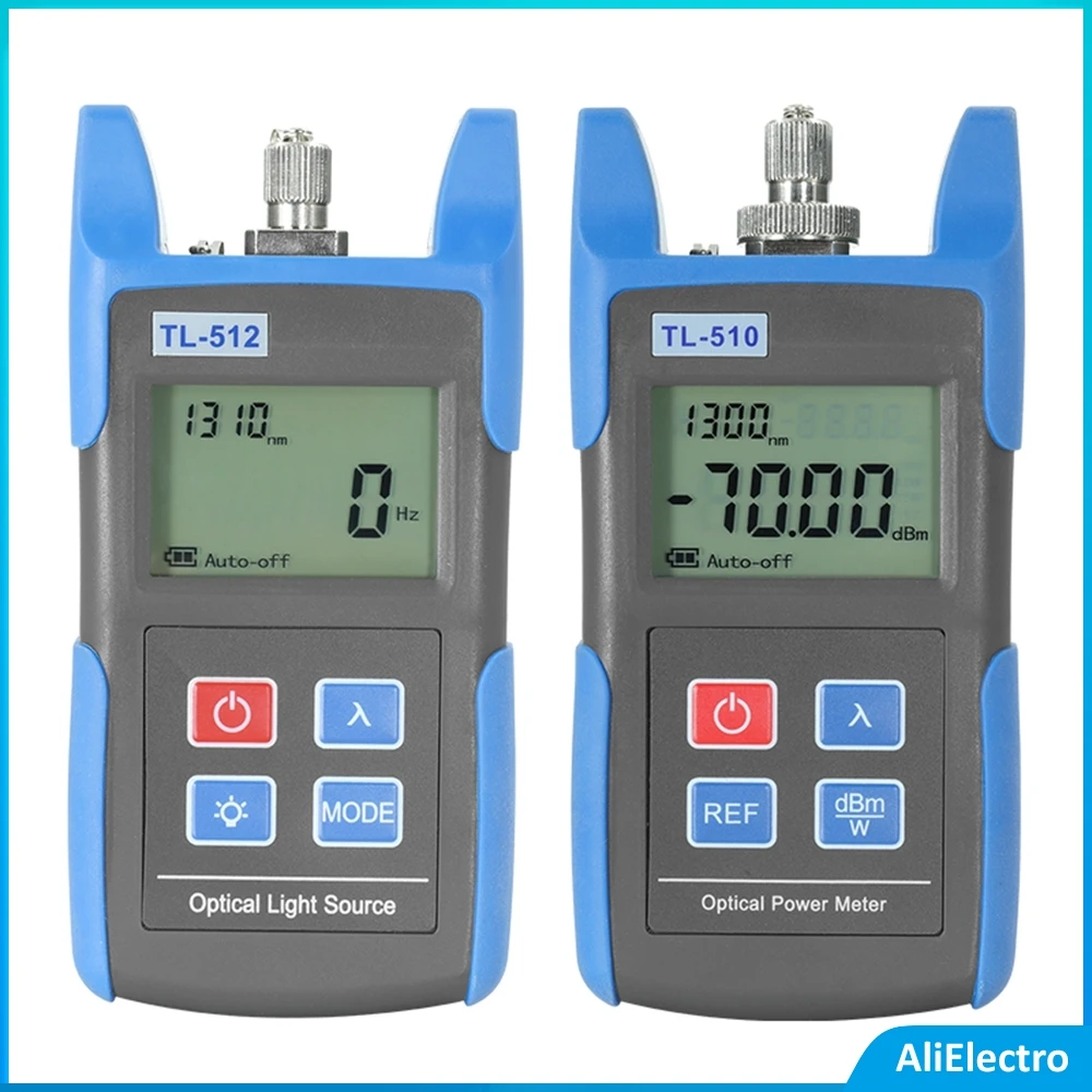 

Оптический измеритель мощности TL510 -70 + 10 дБм и оптический фотоисточник TL512 FTTH Оптический мультиметр оборудование для оптоволокна инструменты