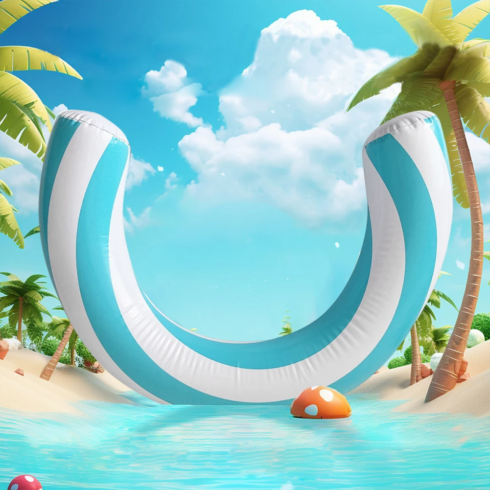 U Shape Inflatable Buoyancy Stick High Buoyancy Pool Noodle Leakproof Portable Entertainment Lounger Pool Accessories for Summer