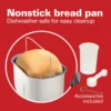 Beach Digital Electric Bread Maker Machine Artisan and Gluten-Free, 2 lbs Capacity, 14 Settings, Black and Stainless Steel 4