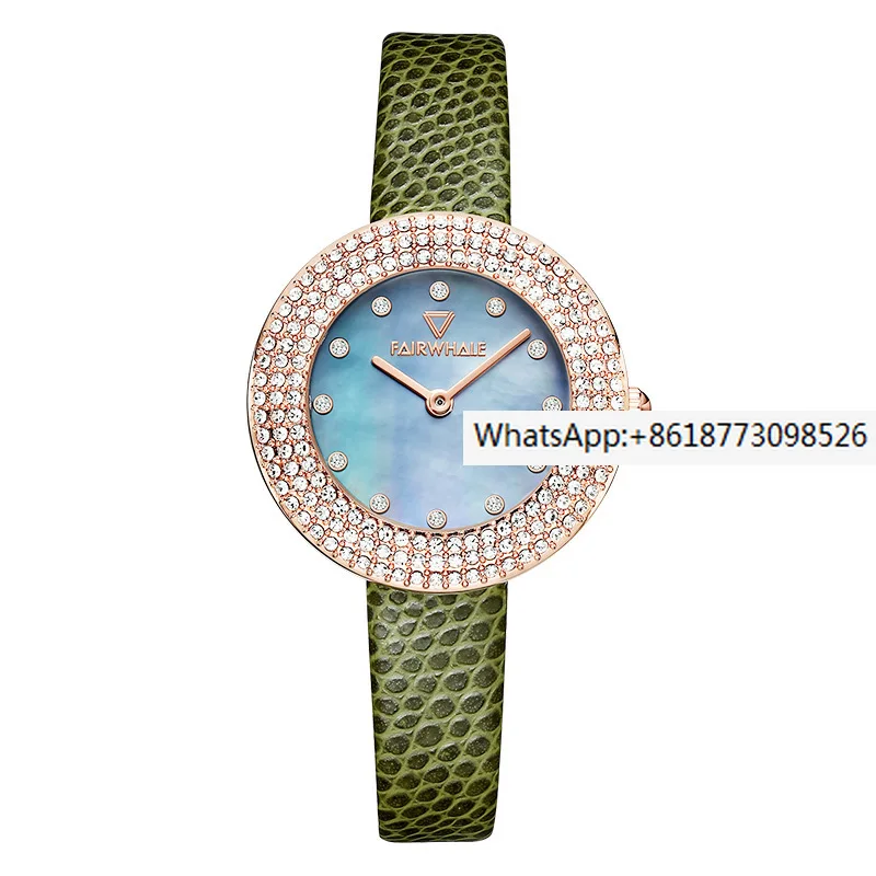 new-women's-diamond-inlaid-watch-luxury-and-fashionable-quartz-watch-factory-direct-sales