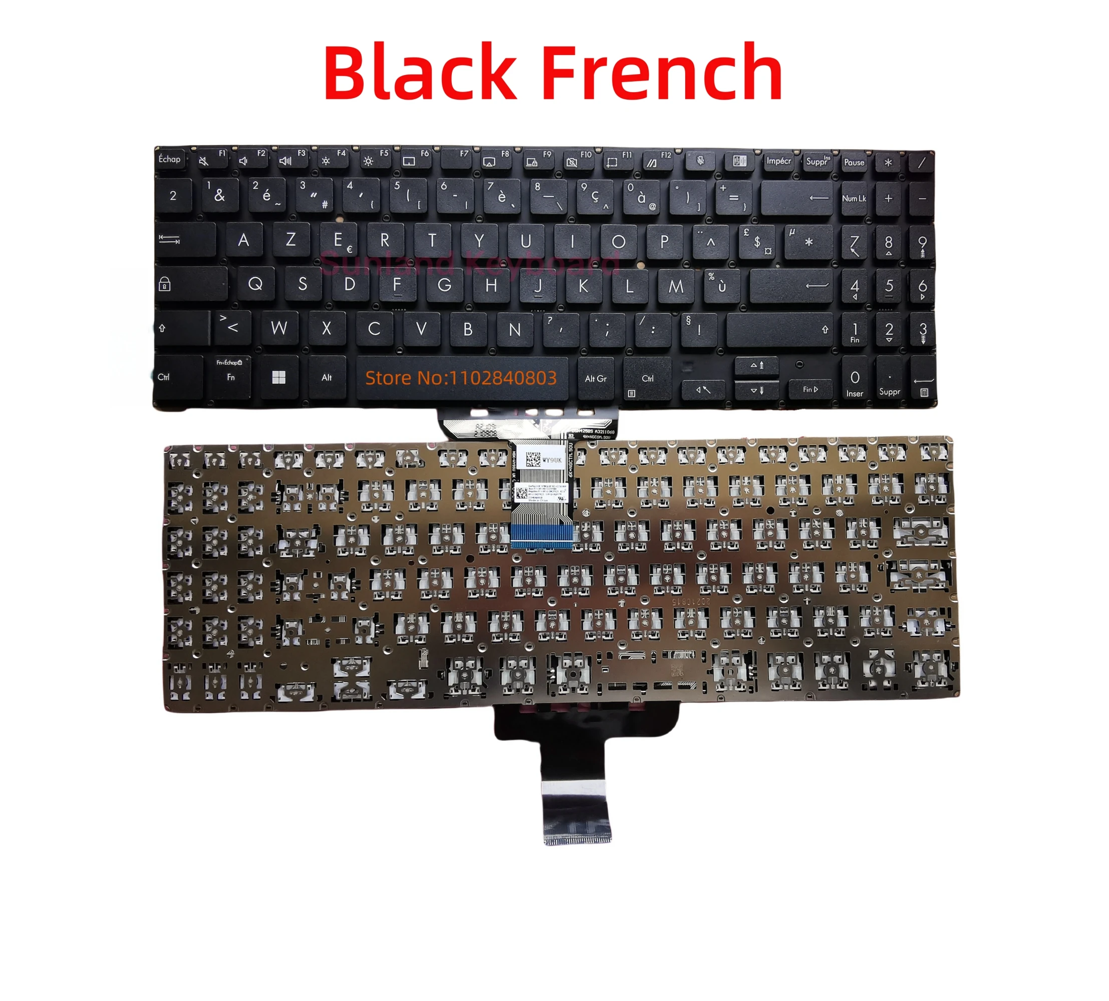 New US Russian UK Turk French Laptop Backlight Keyboard For ASUS ExpertBook B1-B1500 P1550 BW450 Pro15 PX555 PX555C Keyboard