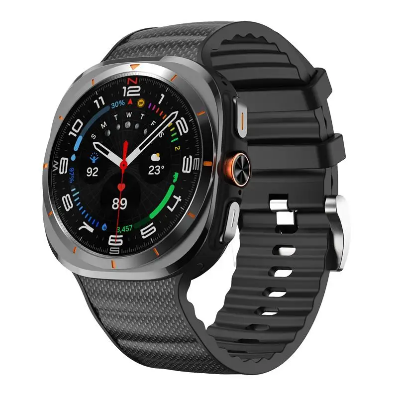 PeakForm Silicone Nylon Sport Strap for 47mm Watch