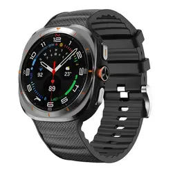 PeakForm Silicone Nylon Sport Strap for 47mm Watch (Official Black)