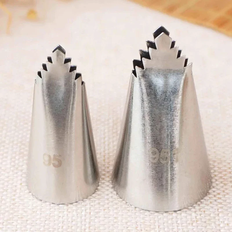 #95#951#113 Rose Leaves Nozzles Icing Piping Nozzles cake decorating tip set cake icing nozzles cake decorating nozzle set For Decorating Cakes Cupcake Pastry Tips Cake Decorating Tools Cream Nozzle