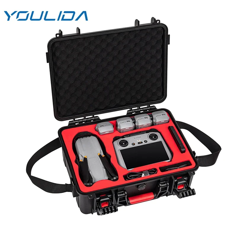 Air 3S Carrying Case for DJI Air 3S Drone Accessories Storage Case Waterproof Hardshell Box Portable Suitcase for DJI RC 2/RC N3