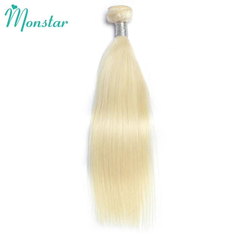 Human Hair Extensions 613 Blonde Colored 30 Inch Straight Human Hair Bundles Brazilian Hair Weave 100% Human Remy Extensions