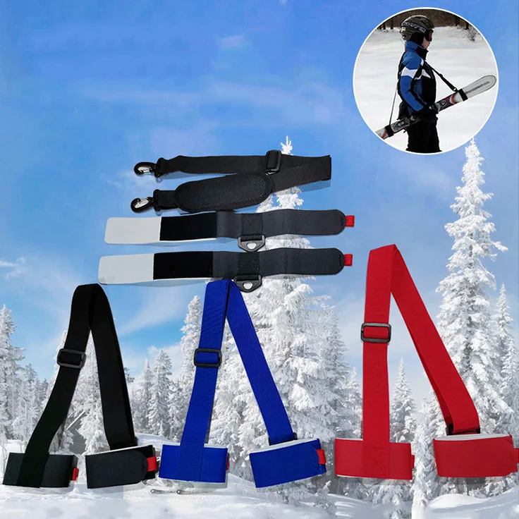 Tanie Regulowane nylonowe torby narciarskie, pasek na ramię na narty i Snowboard
