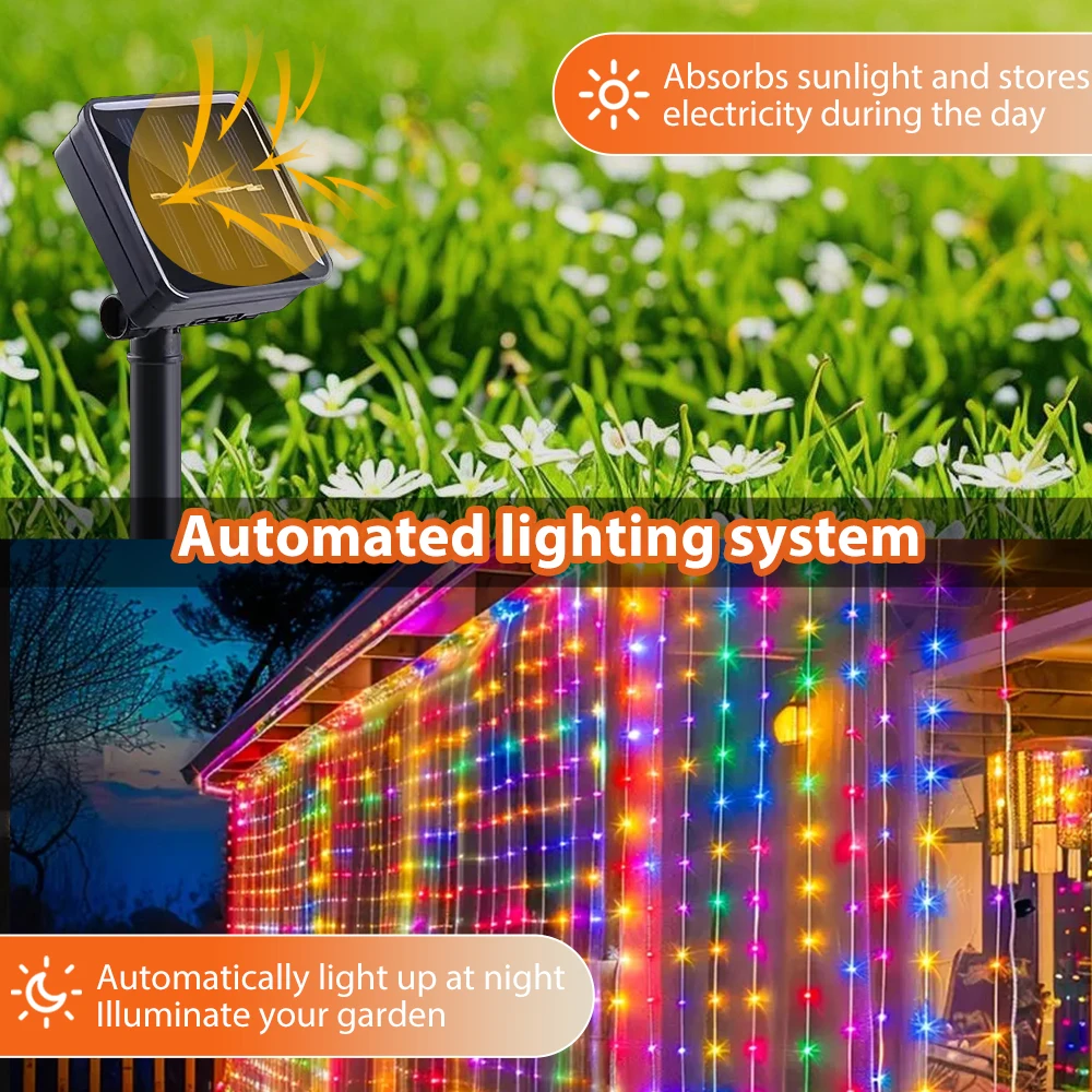 Solar LED Fairy String Lights Atmosphere
