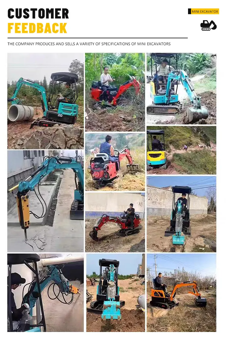 Kleiner Bagger CE EPA Raupenbagger für landwirtschaftliche Nutzung Mini-Bagger 1800 kg – Detail 8