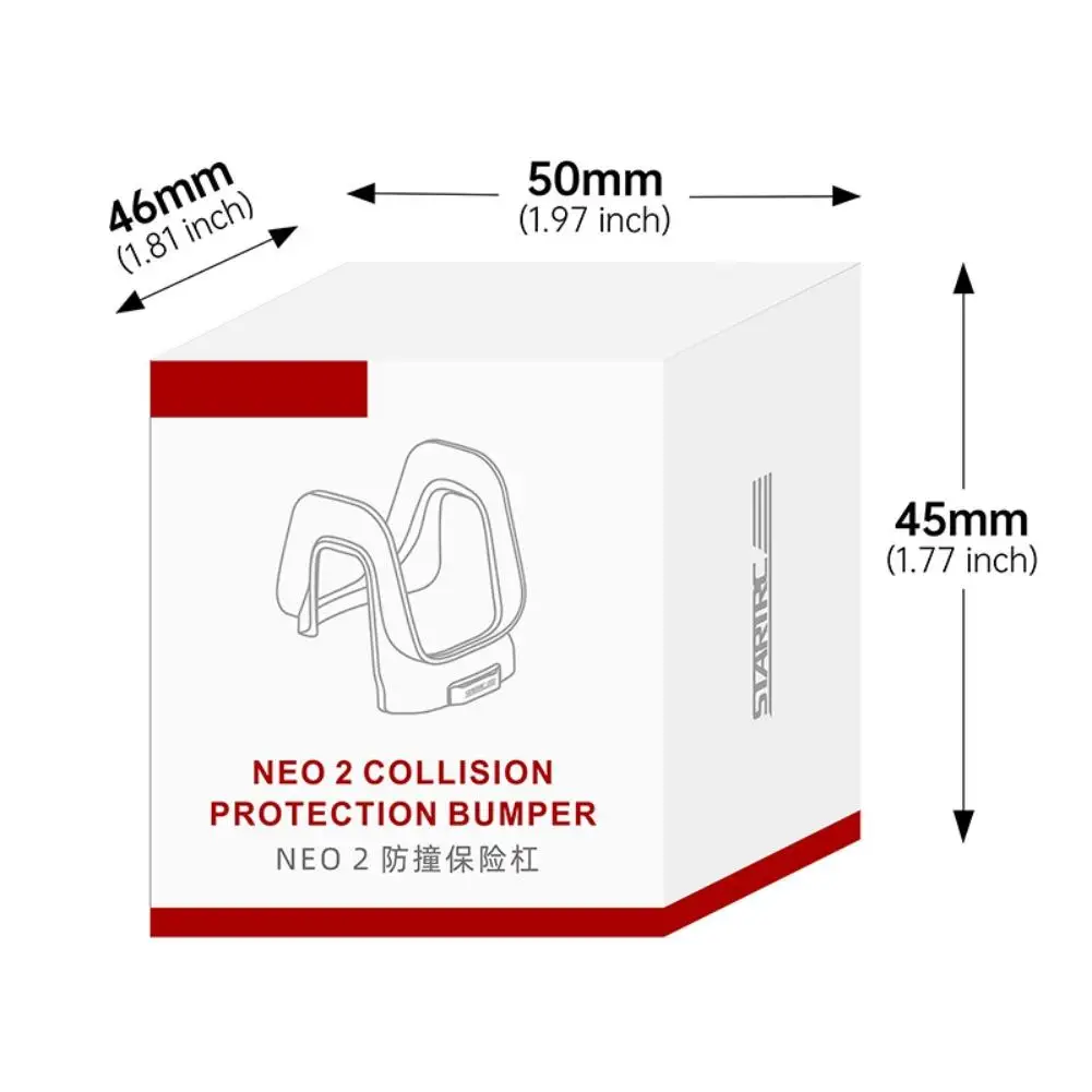 Pare-chocs Cardan pour DJI NEO 2 - Protection Drone Noir ABS+PC