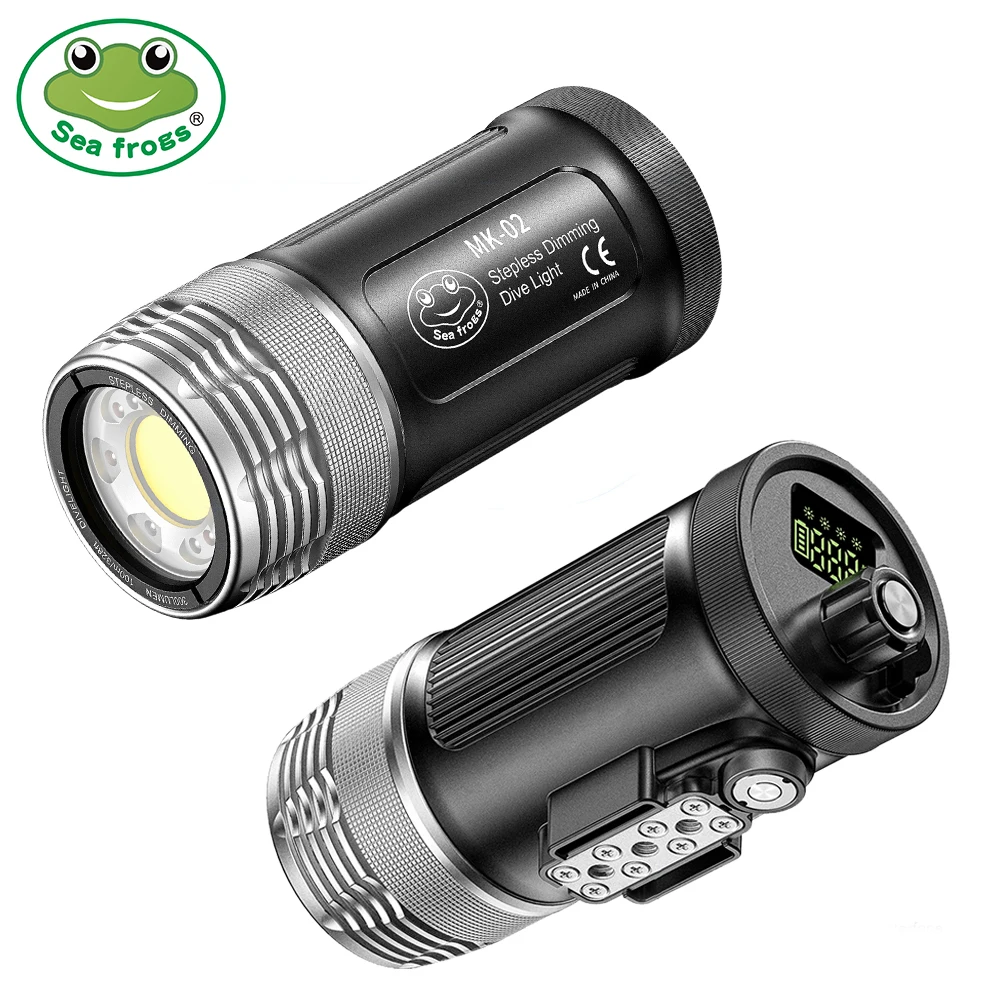 Seafrogs MK 02 Professional Diving Flashlight Underwater Diving Strobe