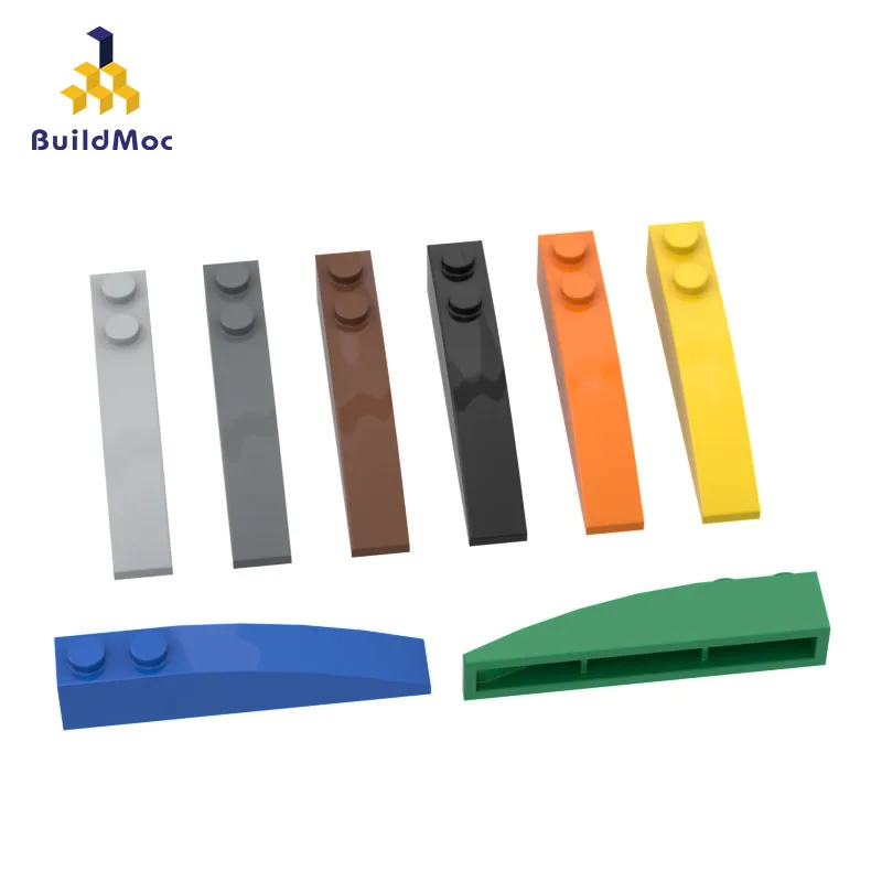 Кубики MOC Parts 41762 склон изогнутый 6x1 детали конструктора развивающие детские