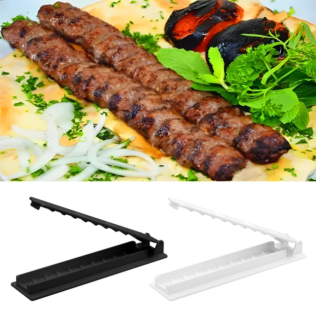 Nyársok Kebab Készítő Grillezés Stringer Box Gép Marhahús Zöldségek Grill Kültéri Bbq Eszköz Hasznos Kiegészítők - Image 3