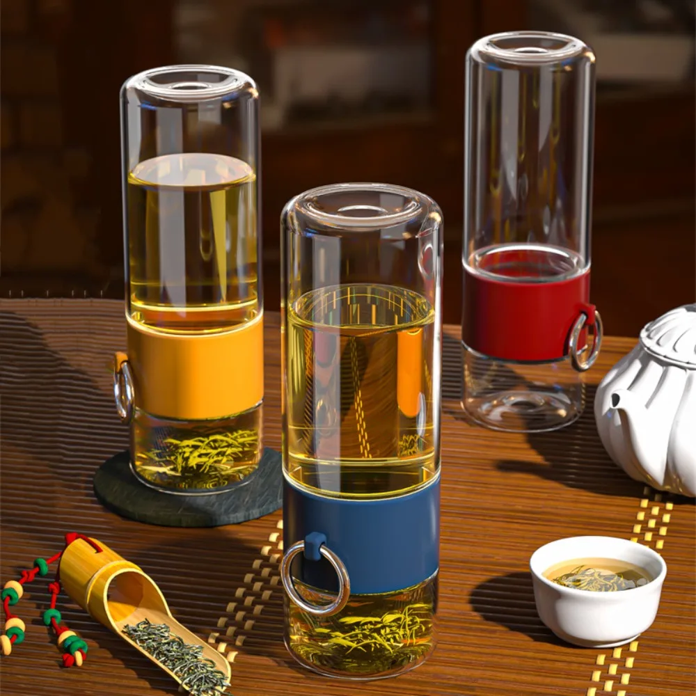 Large Capacity 400ML Tea Water Bottle with Tea Filter Plastic Water Cup Leak Proof Portable Infuser Tumbler Hiking Camping water bottle sports water bottle sports bottle plastic water bottle tea water bottle