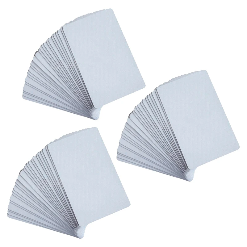 

Hot-60Pcs NFC Cards White Blank For NTAG215 PVC Tags Waterpoof 504Bytes Chip Sticker