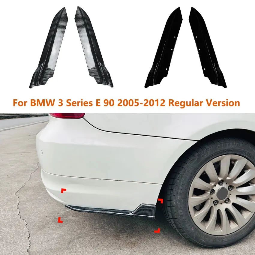 

Rear Corner Stickers For BMW 3 Series E 90 2005-2012 Regular Version Car Low Tail ABS Guard Trim Exterior Decoration Accessories
