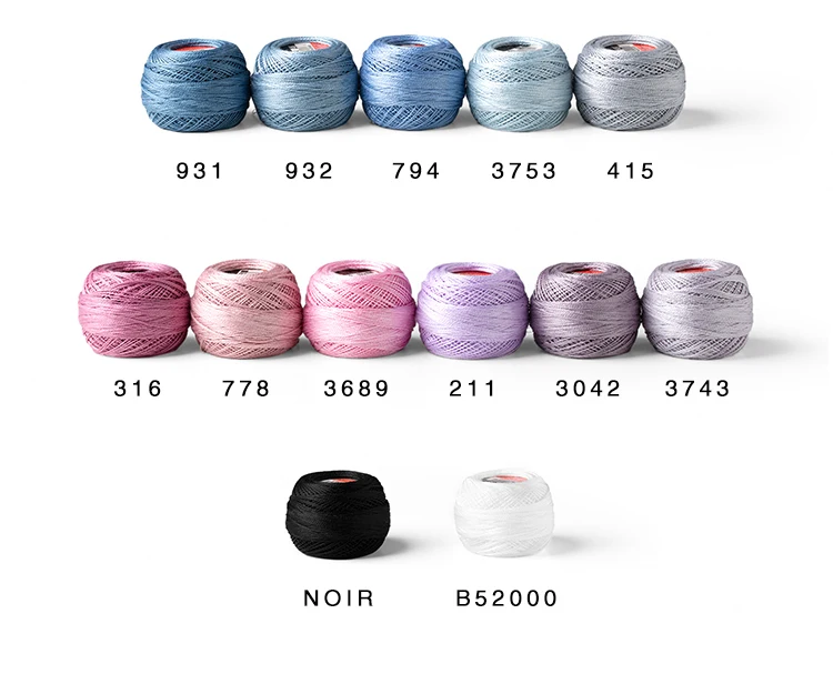 Description Picture 4 of item1 Coil Original Embroidery Threads Dmc Embroidery Yarn Diy Knitting Crochet String Line Dmc Mouline Thread