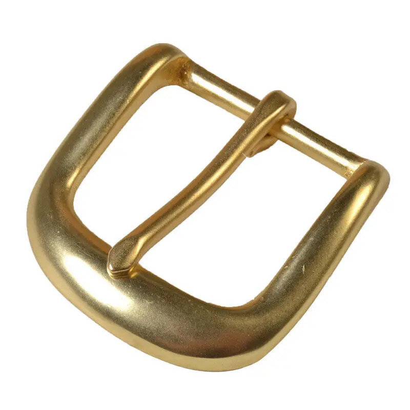 Premium Solid Brass Pin Buckle for Leather Craft and Belt Replacement