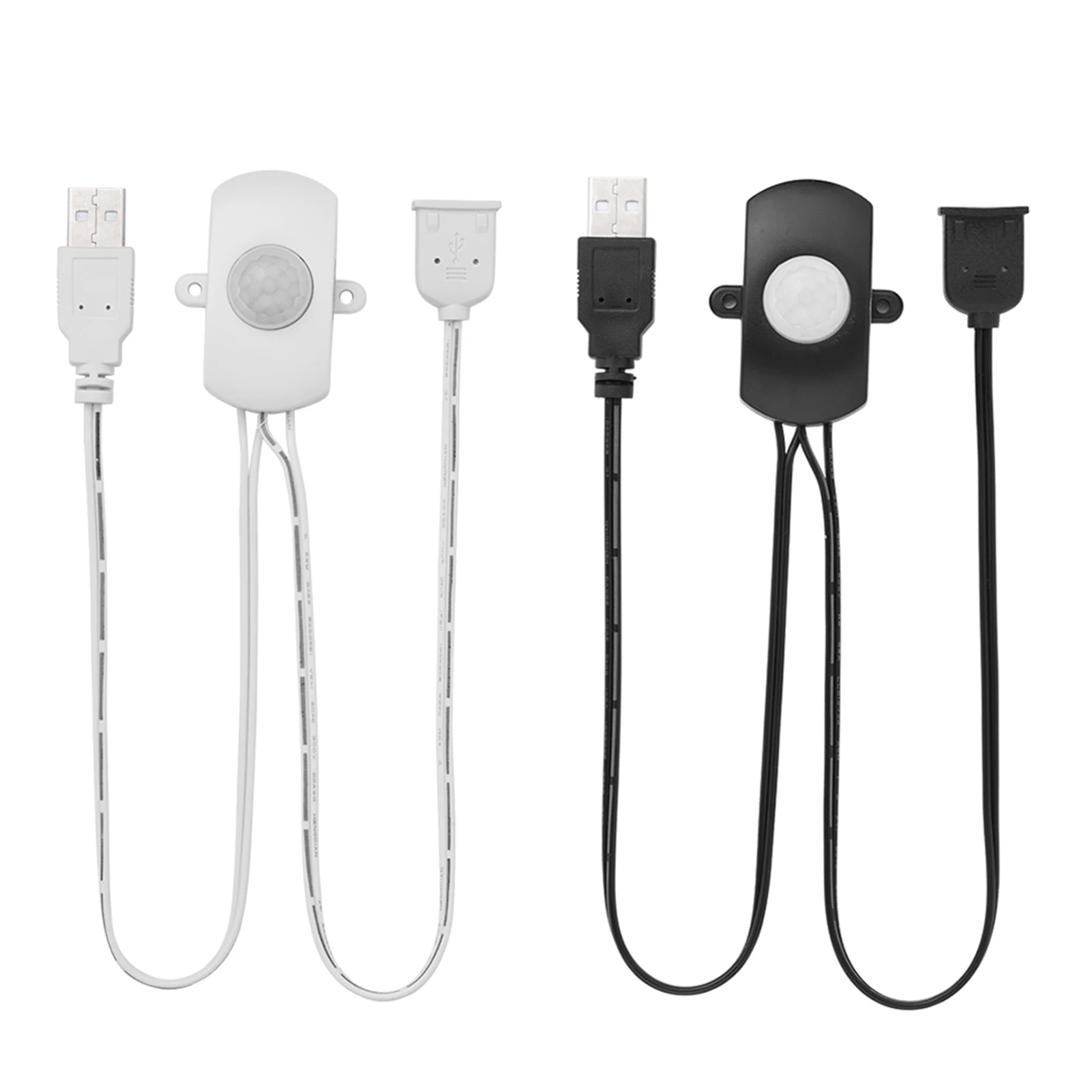 Motion Sensor Human Presence Sensor Motion Detector Motion Sensor LED Strip 2A DC 5‑24V Mini PIR Infrared Motion Sensor Detector Automatic Switch LED Strip USB Interface