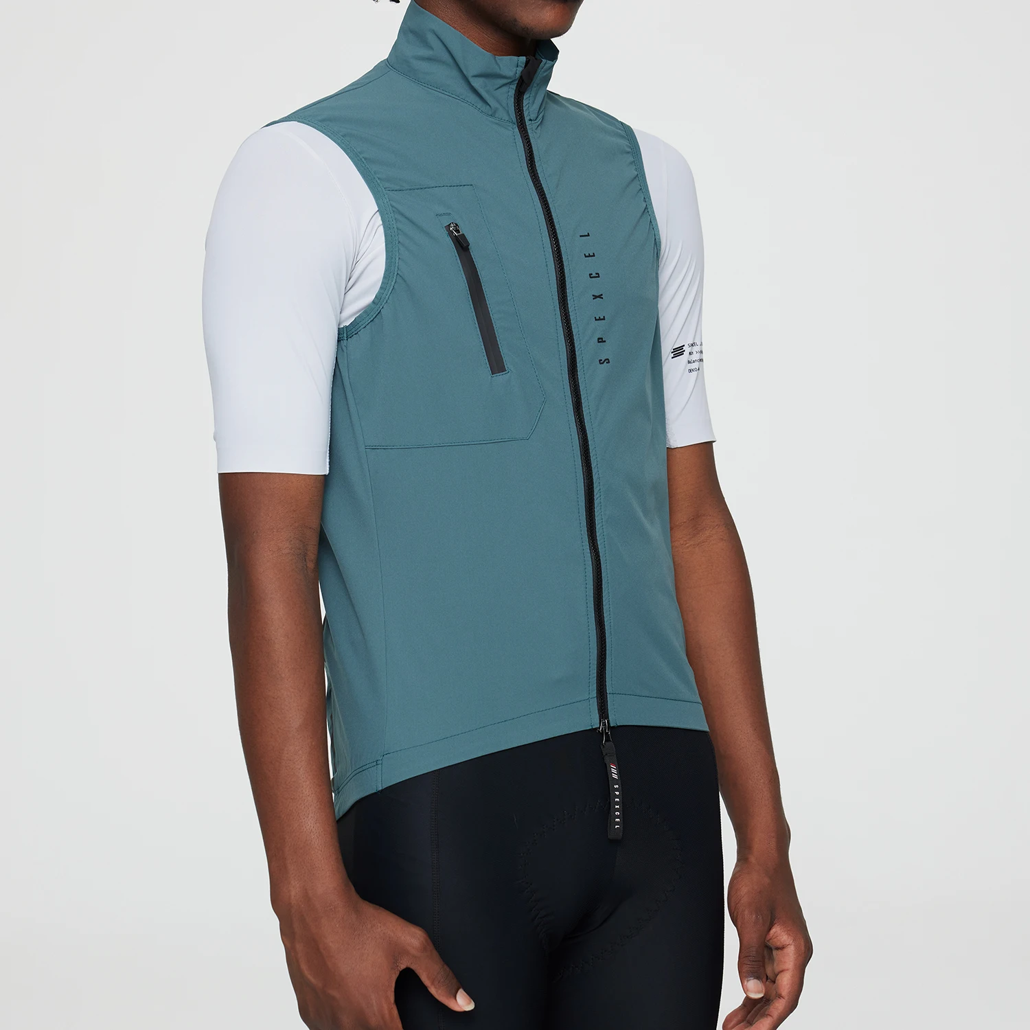 SPEXCEL All New Classic Lightweight Windproof Vest Cycling Best Men's  Wind Gilet New Stretch fabric With Two Way Zipper 4