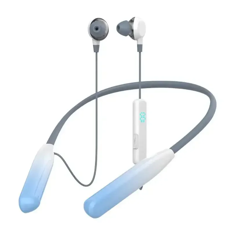 EARDECO 블루투스 5.3 베이스 무선 헤드폰, 200 시간 재생, 고해상도 스포츠 헤드셋, 마이크 포함 스테레오