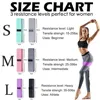 WOSWEIR-1 PC Elastic Rubber Bands Set for Women Men for Fitness Gym Home Resistance Booties Band Hip Circle Expander Workout 6