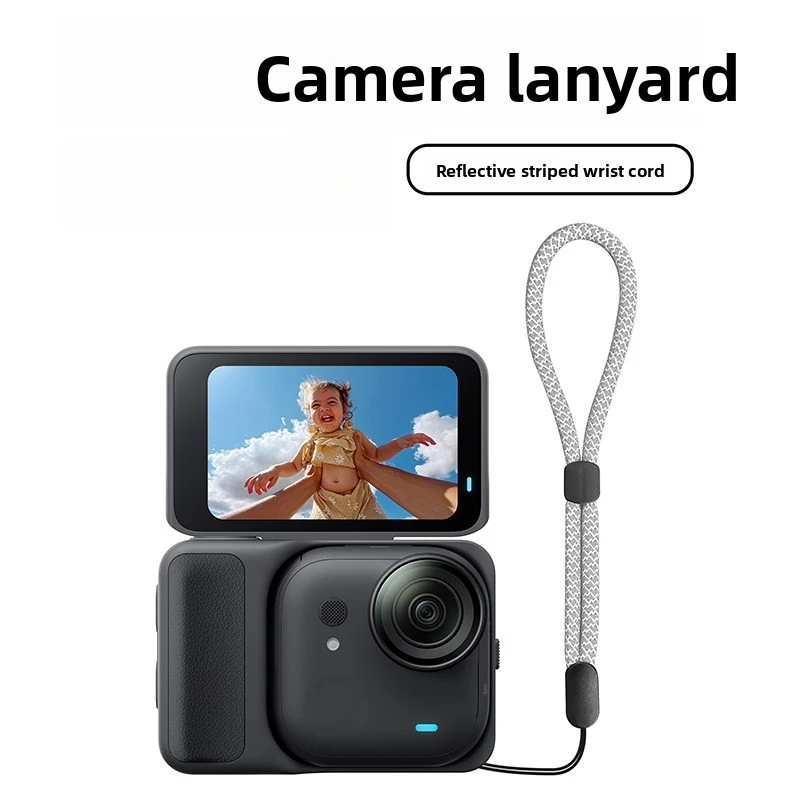 새로운 방수 방탄 목걸이 스트랩, Insta360 GO Ultra 카메라에 적합한 야외 반사 방지 분실 손목 랜야드