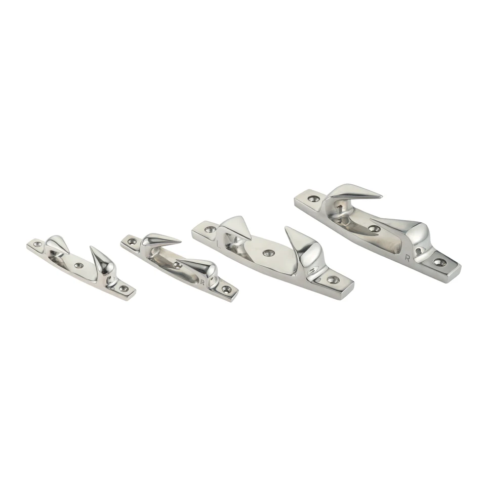 Tacchetto per barca in acciaio inossidabile 316, gancio per asta della bandiera della barca, tacchetti per corda da ponte, tacchetti di ancoraggio per ormeggio, tacchetti base per barca (12,7 cm