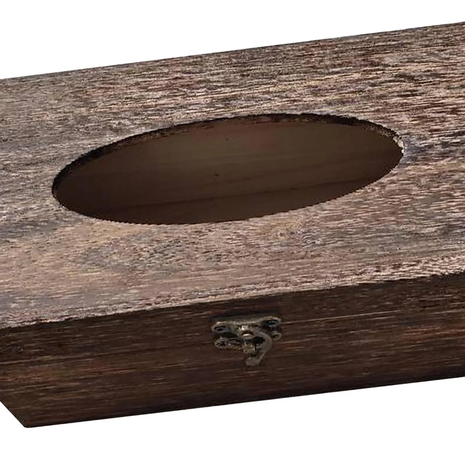 Wooden Tissue Box Facial Hand Towel Storage Tray Napkin Holder Tissue Box Holder for Vanity Bedroom Night Stand Living Room 5