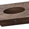 Wooden Tissue Box Facial Hand Towel Storage Tray Napkin Holder Tissue Box Holder for Vanity Bedroom Night Stand Living Room 5