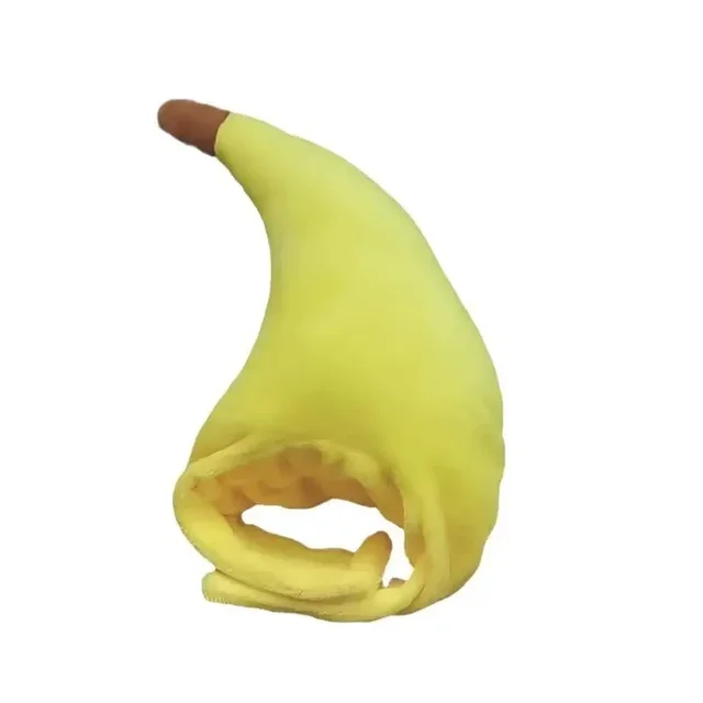 Cute, Adjustable Pet Hat with Transformation Feature. Soft, Fun Design - Banana & Duck Cartoons for Cats 5