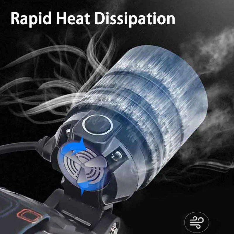 강력한 헤드램프 알루미늄 합금 헤드라이트 LED 헤드 높은 루멘 충전식 LED 헤드램프 캠핑 사냥 낚시용