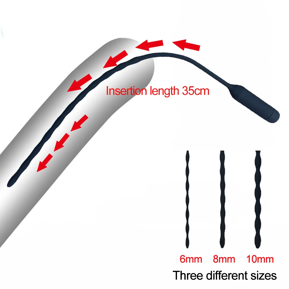 10 Frequency Urethral Vibrator Catheter  Plug Sex Toy for Men Vibrating Urethral Plug  Insertion Urethra Sound_voghion.com