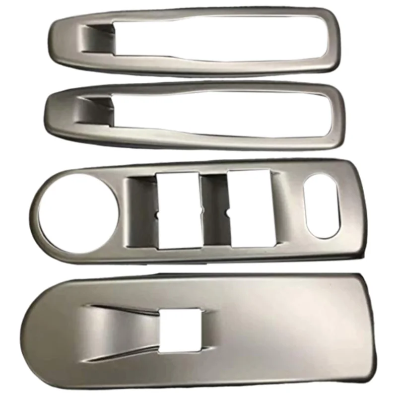 Abs Cromato Per Captur 2015 2016 2017 Accessori Per Lo Styling Dell'Auto Lhd Door Window Glass Lift Control Switch Panel Cover