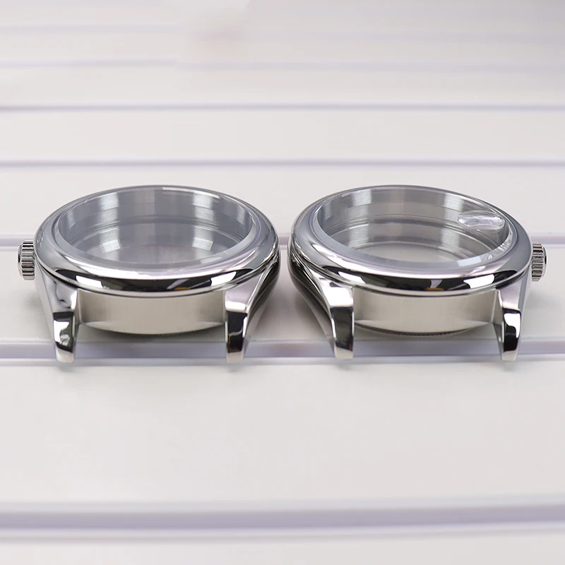 Luxury 316L Stainless Steel Watch Case with Oyster Perpetual Design, 28.5mm Dial Size