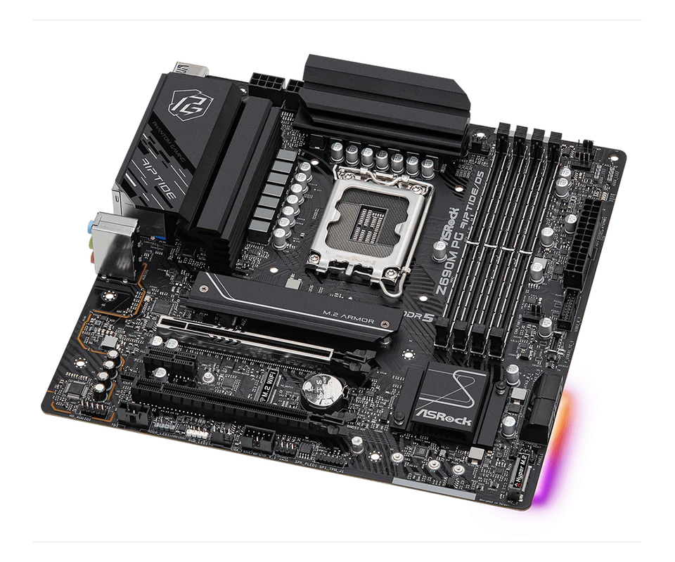 ASRock Z690M PG RIPTIDE/D5 Motherboard LGA1700 Intel Z690 DDR5