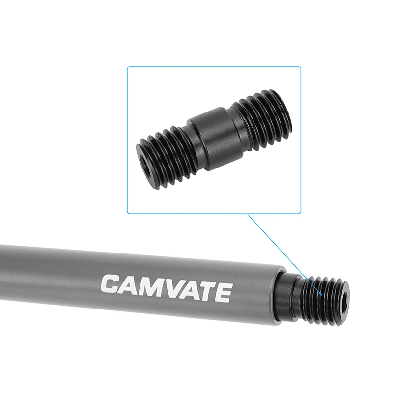 15mm Rod Kit 1/4"-20 to M12 Rod Plug & M12 to M12 Thread Connector Assorted Adap