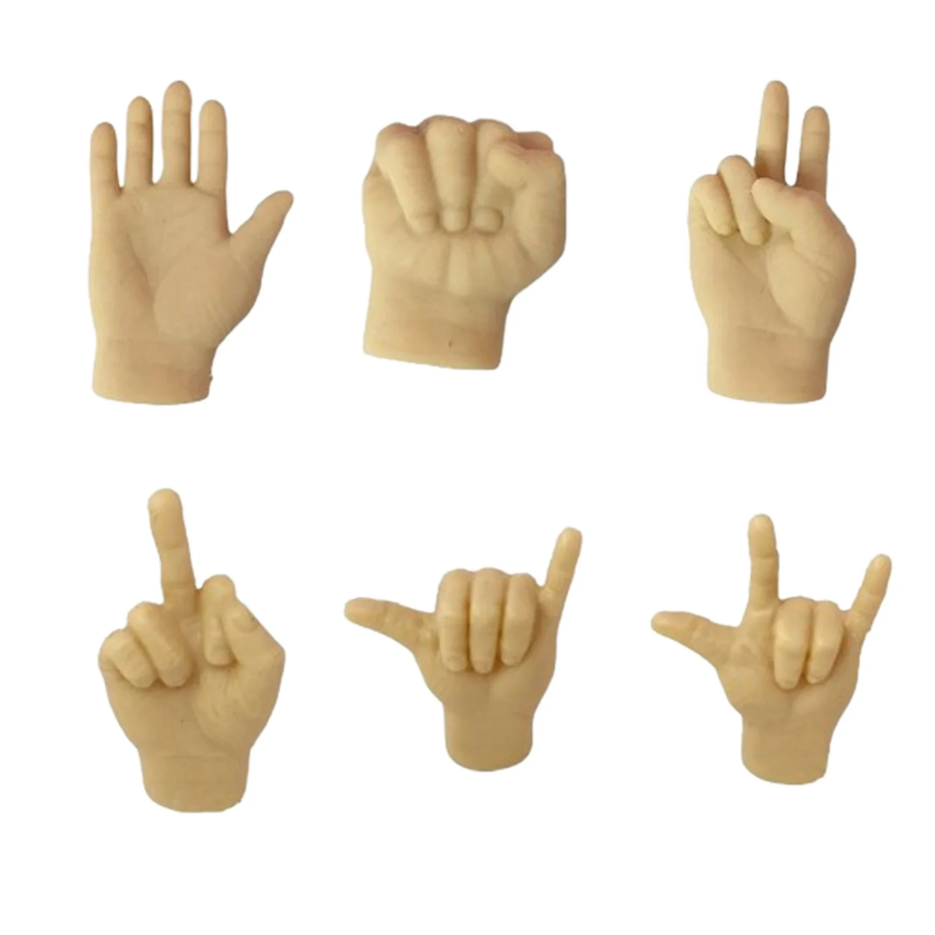 

Adult Kid Novelty Multi-Style Toys Funny Mini Gesture Hands Finger Cat Interactive Human Fake Hand Pet Toys Supplies Kids Gift