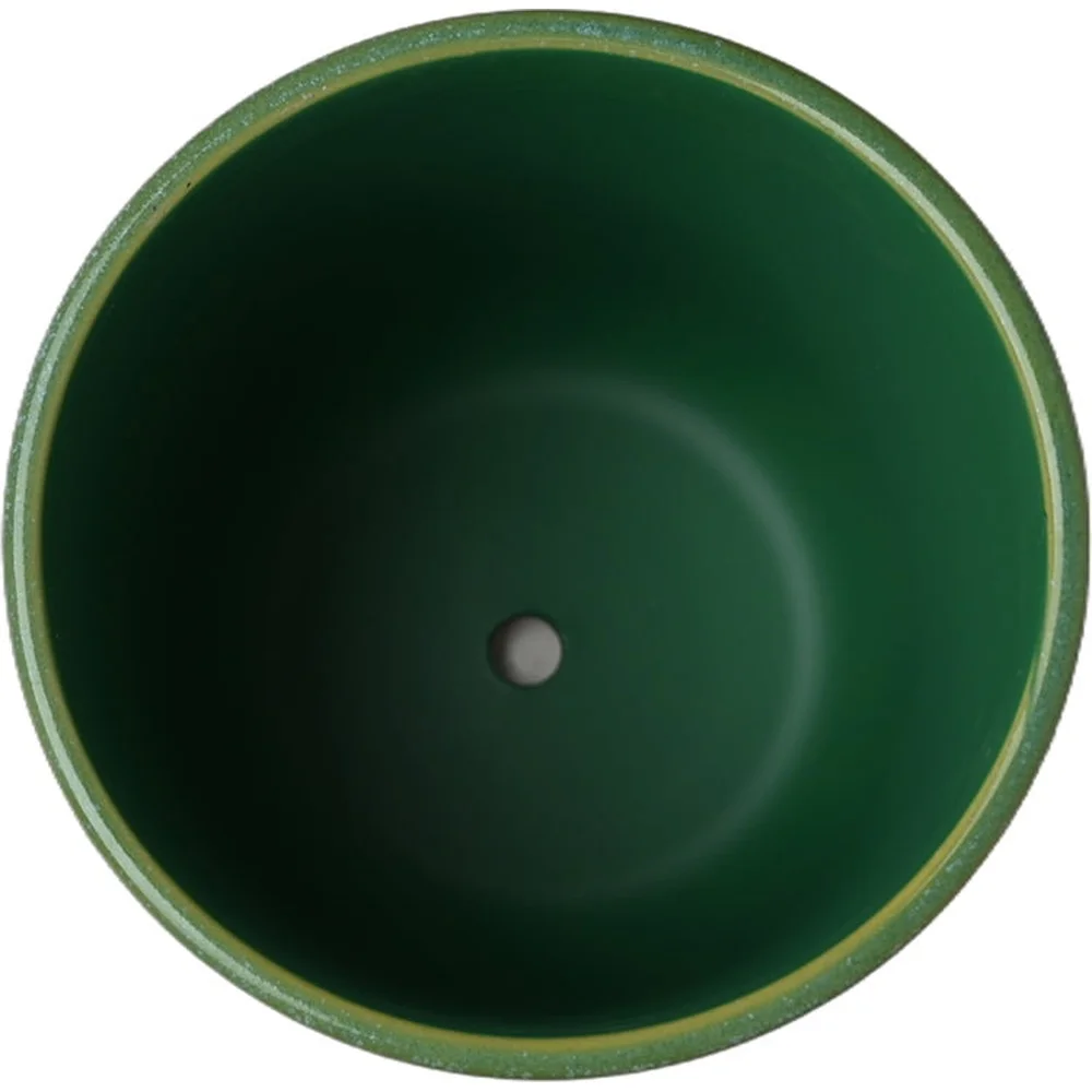 8" Embossed Ceramic Planter 3