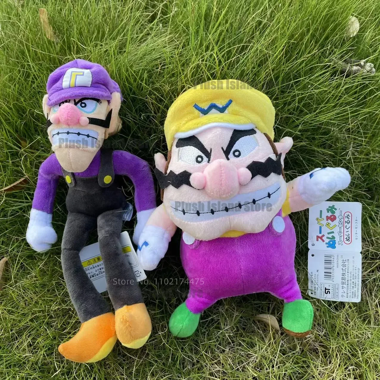 Nuovo 25Cm Super Mari0 Wario Waluigi Peluche Gioco Personaggio Figura Bambole Ripiene Per Bambini Compleanno Festa Di Natale Regalo